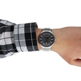 Emporio Armani Renato Quartz Black Dial Silver Steel Strap Watch For Men - AR11179 Buy Now By Emporio Armani