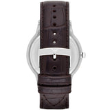 Emporio Armani Renato Quartz Black Dial Brown Leather Strap Watch For Men - AR11187 Buy Now By Emporio Armani