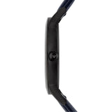 Emporio Armani Renato Quartz Blue Dial Blue Leather Strap Watch For Men - AR11190 Buy Now By Emporio Armani