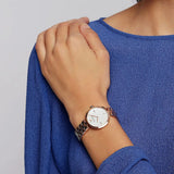 Emporio Armani Arianna Analog Mother of Pearl Dial Rose Gold Steel Strap Watch For Women - AR11196 Buy Now By Emporio Armani