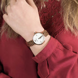 Emporio Armani Arianna Analog Mother of Pearl Dial Rose Gold Steel Strap Watch For Women - AR11196 Buy Now By Emporio Armani