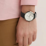 Emporio Armani Modern Slim Analog Silver Dial Blue Leather Strap Watch For Men - AR11214 Buy Now By Emporio Armani