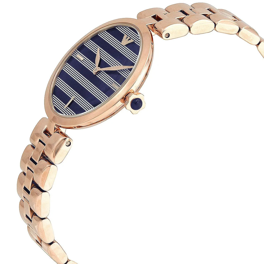 Emporio Armani Arianna Quartz Grey Dial Rose Gold Steel Strap Watch For Women - AR11220 Buy Now By Emporio Armani