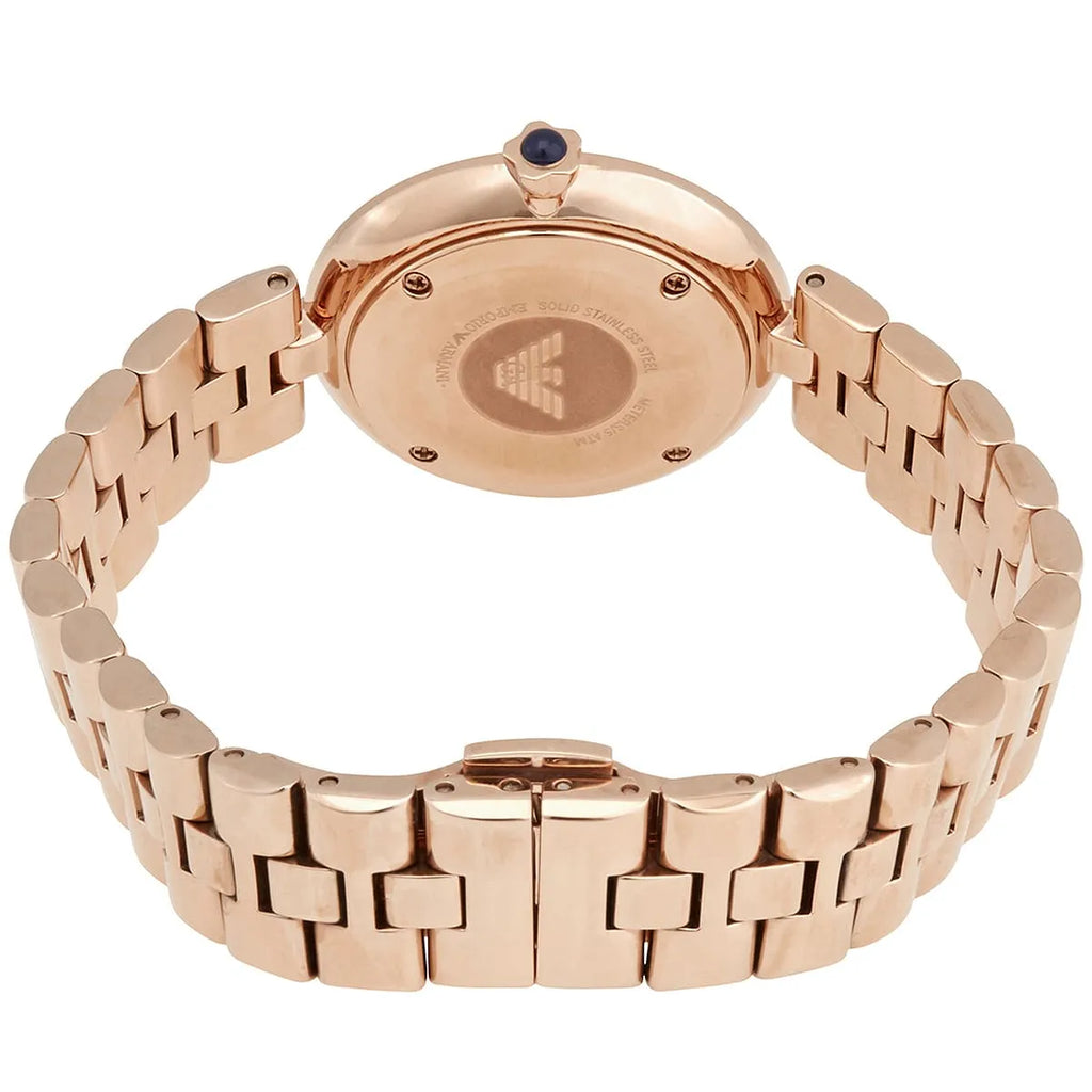 Emporio Armani Arianna Quartz Grey Dial Rose Gold Steel Strap Watch For Women - AR11220 Buy Now By Emporio Armani