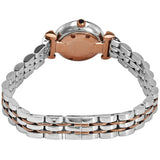 Emporio Armani Gianni T Bar Quartz Blue Dial Two Tone Steel Strap Watch For Women - AR11222 Buy Now By Emporio Armani