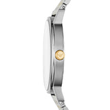 Emporio Armani Kappa Quartz Black Dial Two Tone Mesh Bracelet Watch For Men - AR11228 Buy Now By Emporio Armani