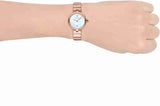 Emporio Armani Arianna White Mother of Pearl Dial Rose Gold Steel Strap Watch For Women - AR11236 Buy Now By Emporio Armani