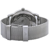 Emporio Armani Luigi Analog Black Dial Silver Mesh Bracelet Watch For Men - AR11272 Buy Now By Emporio Armani