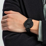 Emporio Armani Gianni T Bar Analog Black Dial Black Steel Strap Watch For Men - AR11299 Buy Now By Emporio Armani