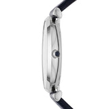 Emporio Armani Gianni T Bar Quartz Blue Dial Blue Leather Strap Watch For Men - AR11300 Buy Now By Emporio Armani