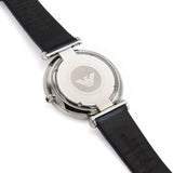 Emporio Armani Gianni T Bar Quartz Blue Dial Blue Leather Strap Watch For Men - AR11300 Buy Now By Emporio Armani