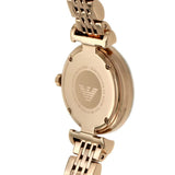 Emporio Armani Gianni T-Bar Mother of Pearl Dial Rose Gold Steel Strap Watch For Women - AR11316 Buy Now By Emporio Armani