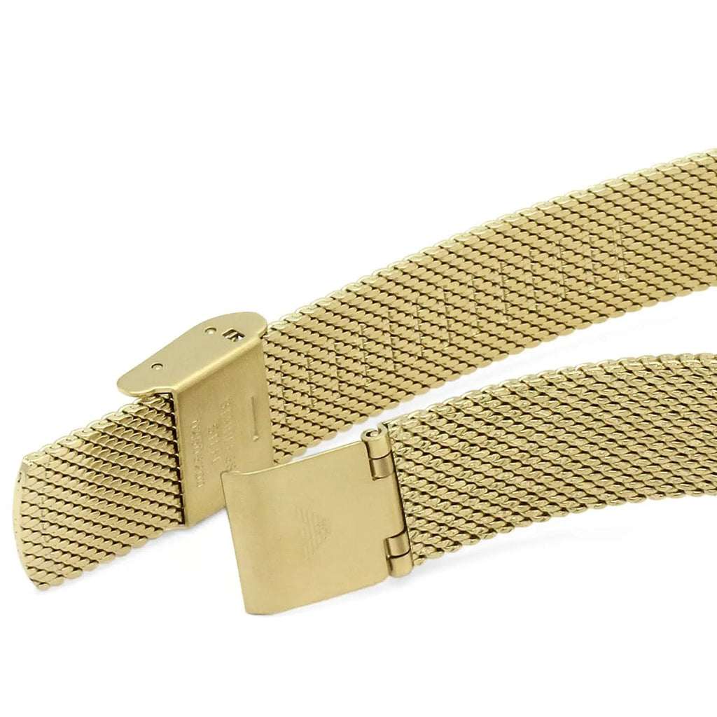 Emporio Armani Gianni T Bar Mother of Pearl Dial Gold Mesh Bracelet Watch For Women - AR11321 Buy Now By Emporio Armani