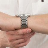 Emporio Armani Luigi Chronograph Black Dial Silver Steel Strap Watch For Men - AR11324 Buy Now By Emporio Armani