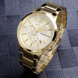 Emporio Armani Renato Chronograph White Dial Gold Steel Strap Watch For Men - AR11332 Buy Now By Emporio Armani