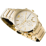 Emporio Armani Renato Chronograph White Dial Gold Steel Strap Watch For Men - AR11332 Buy Now By Emporio Armani