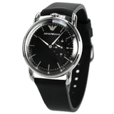 Emporio Armani Aviator Quartz Black Dial Black Leather Strap Watch For Men - AR11336 Buy Now By Emporio Armani