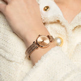 Emporio Armani Gianni T Bar Quartz Rose Gold Dial Rose Gold Steel Strap Watch For Women - AR11342 Buy Now By Emporio Armani