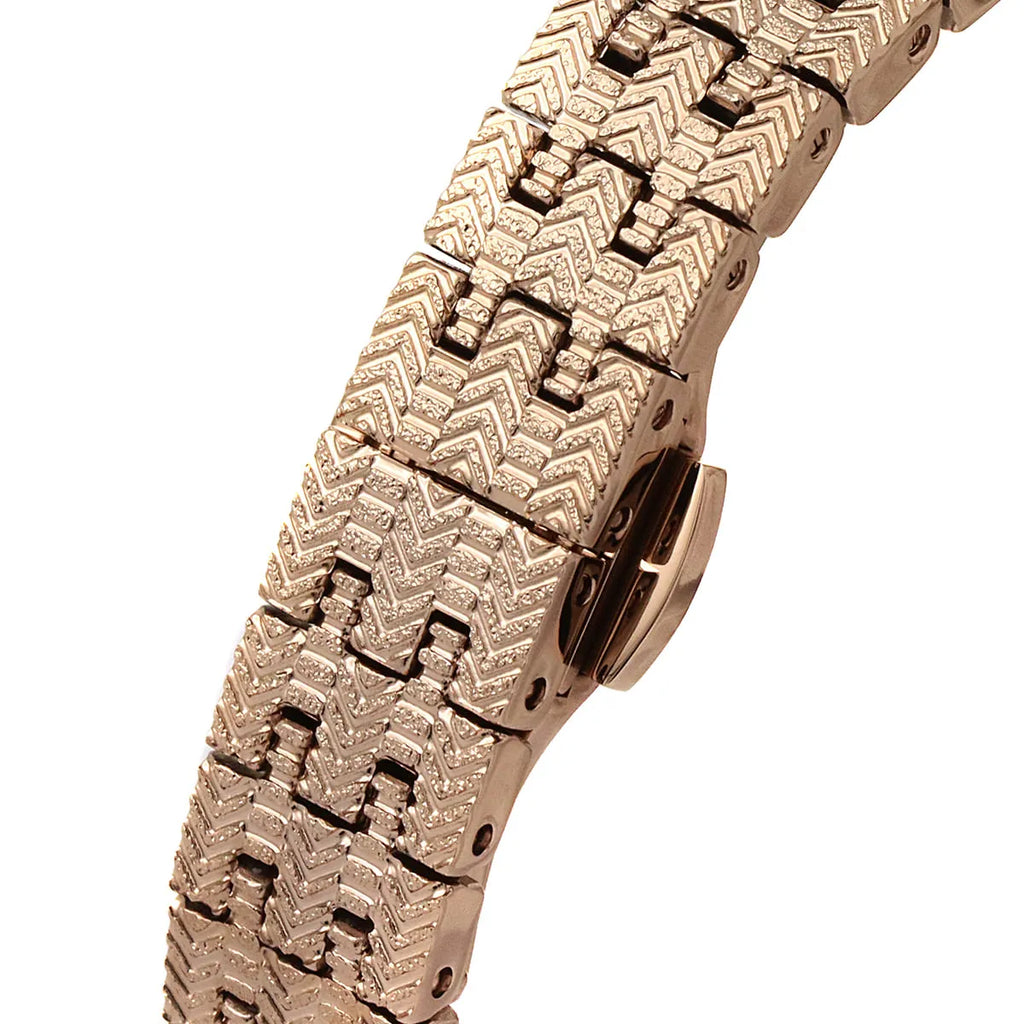 Emporio Armani Gianni T Bar Quartz Rose Gold Dial Rose Gold Steel Strap Watch For Women - AR11342 Buy Now By Emporio Armani