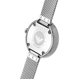 Emporio Armani Rosa Diamonds Mother of Pearl Blue Dial Silver Mesh Bracelet Watch For Women - AR11380 Buy Now By Emporio Armani