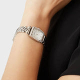 Emporio Armani Gianni T-Bar Quartz White Dial Silver Steel Strap Watch For Women - AR11405 Buy Now By Emporio Armani