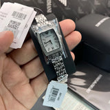 Emporio Armani Gianni T-Bar Quartz White Dial Silver Steel Strap Watch For Women - AR11405 Buy Now By Emporio Armani