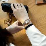 Emporio Armani Gianni T Bar Quartz Crystals White Dial Rose Gold Steel Strap Watch For Women - AR11406 Buy Now By Emporio Armani