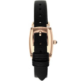 Emporio Armani Gianni T Bar Quartz White Dial Black Leather Strap Watch For Women - AR11408 Buy Now By Emporio Armani