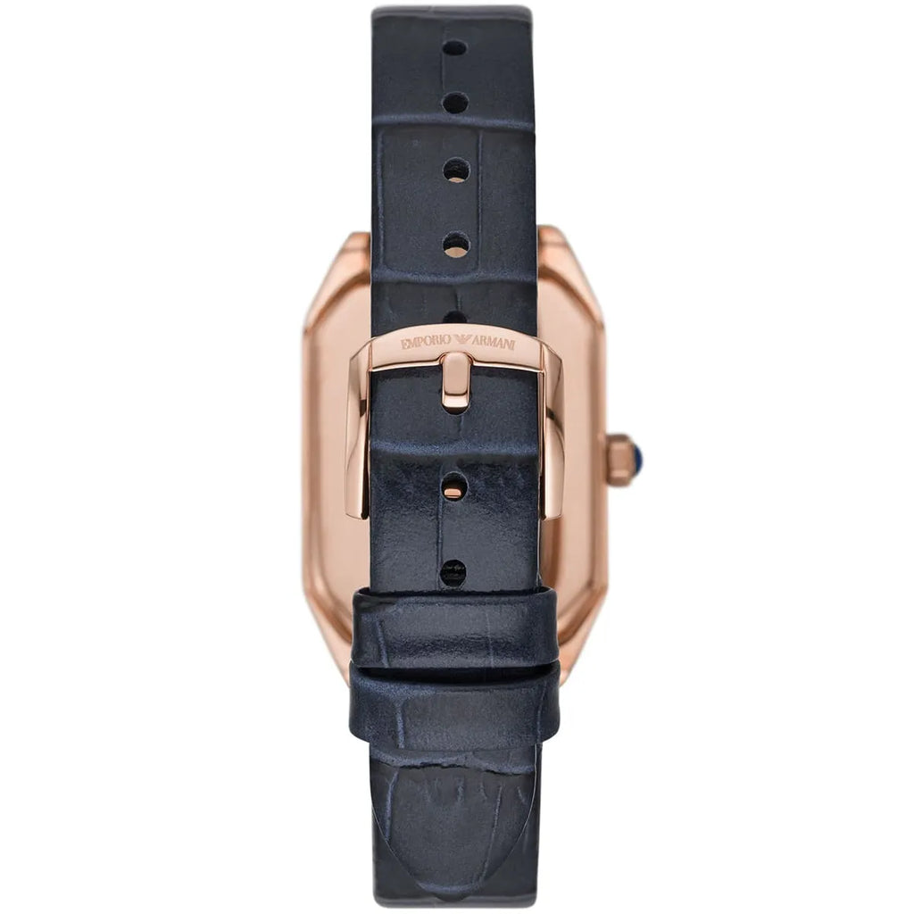 Emporio Armani Gioia Quartz Mother of Pearl Blue Dial Blue Leather Strap Watch For Women - AR11426 Buy Now By Emporio Armani