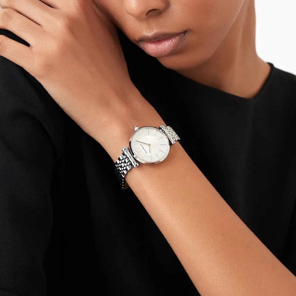 Emporio Armani Gianni T-Bar Quartz Silver Dial Silver Steel Strap Watch For Women - AR11445 Buy Now By Emporio Armani