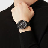 Emporio Armani Mario Chronograph Quartz Black Dial Black Nylon Strap Watch For Men - AR11453 Buy Now By Emporio Armani