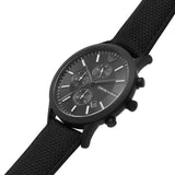 Emporio Armani Renato Chronograph Black Dial Black Nylon Strap Watch For Men - AR11457 Buy Now By Emporio Armani