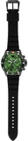 Emporio Armani Diver Chronograph Quartz Green Dial Black Silicon Strap Watch For Men - AR11463 Buy Now By Emporio Armani