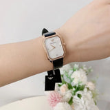 Emporio Armani Gianni T Bar Quartz Mother of Pearl Dial Blue Leather Strap Watch For Women - AR11466 Buy Now By Emporio Armani