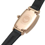 Emporio Armani Gianni T Bar Crystals Silver Dial Blue Leather Strap Watch For Women - AR11469 Buy Now By Emporio Armani