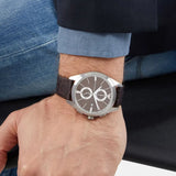 Emporio Armani Claudio Chronograph Brown Dial Brown Leather Strap Watch For Men - AR11482 Buy Now By Emporio Armani