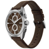Emporio Armani Claudio Chronograph Brown Dial Brown Leather Strap Watch For Men - AR11482 Buy Now By Emporio Armani