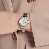 Emporio Armani Cleo Crystals Mother Of Pearl Dial Silver Steel Strap Watch For Women - AR11484 Buy Now By Emporio Armani