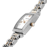 Emporio Armani Gianni T Bar White Mother Of Pearl Dial Two Tone Steel Strap Watch For Women - AR11519 Buy Now By Emporio Armani