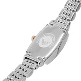 Emporio Armani Gianni T Bar White Mother Of Pearl Dial Two Tone Steel Strap Watch For Women - AR11519 Buy Now By Emporio Armani
