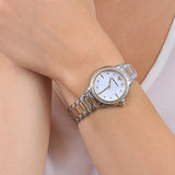 Emporio Armani Mia Quartz Mother of Pearl Dial Two Tone Steel Strap Watch For Women - AR11524 Buy Now By Emporio Armani