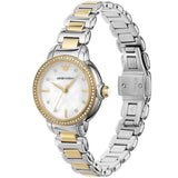 Emporio Armani Mia Quartz Mother of Pearl Dial Two Tone Steel Strap Watch For Women - AR11524 Buy Now By Emporio Armani