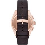 Emporio Armani Federico Chronograph Blue Dial Brown Leather Strap Watch For Men - AR11563 Buy Now By Emporio Armani