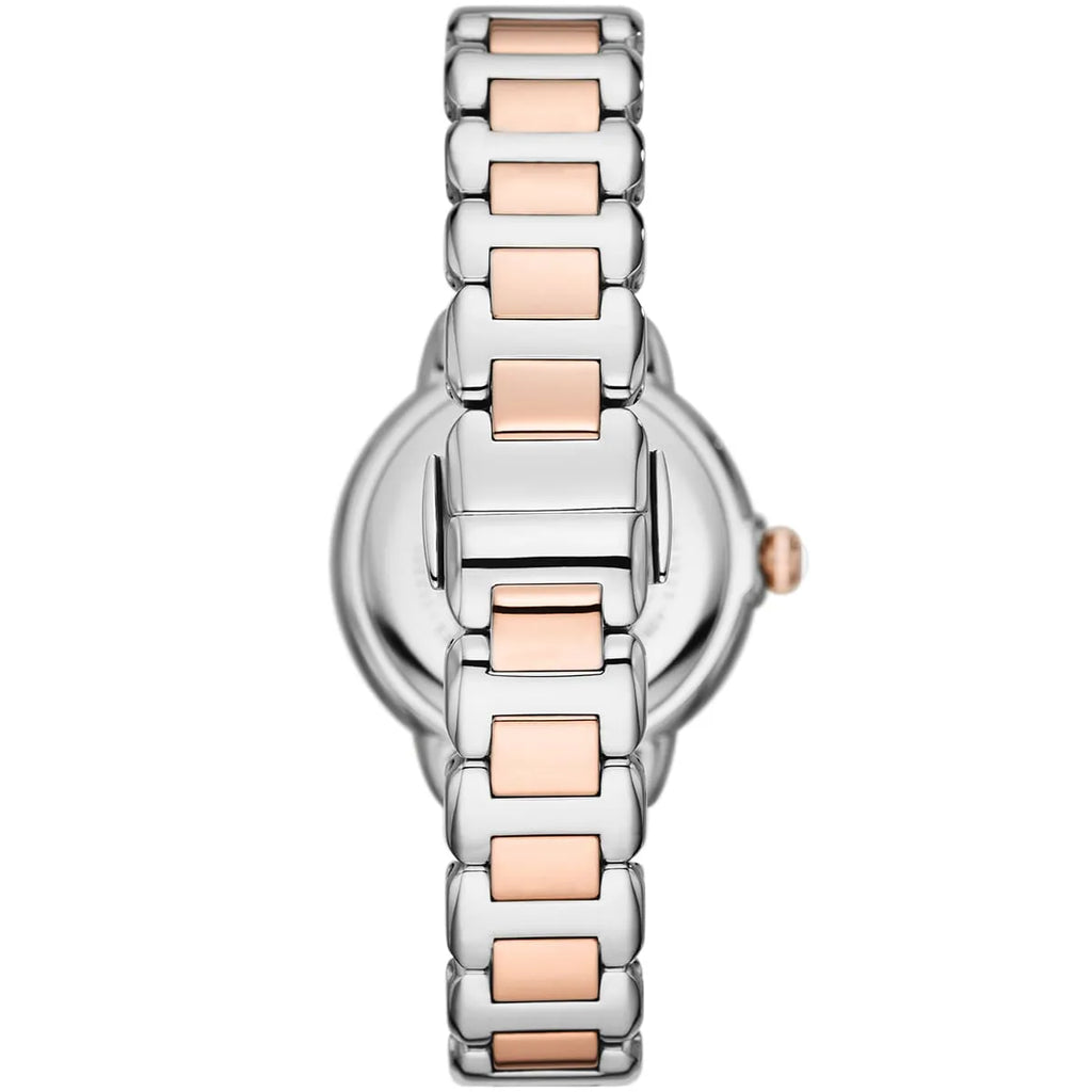 Emporio Armani Mia Three Hand Moonphase Mother of Pearl Dial Two Tone Steel Strap Watch For Women - AR11567 Buy Now By Emporio Armani