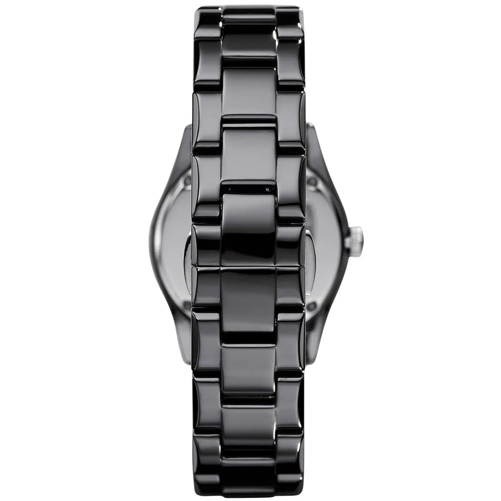 Emporio Armani Ceramica Quartz Black Dial Black Steel Strap Watch For Women - AR1402 Buy Now By Emporio Armani