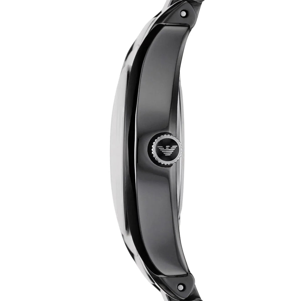Emporio Armani Ceramica Quartz Black Dial Black Steel Strap Watch For Women - AR1402 Buy Now By Emporio Armani