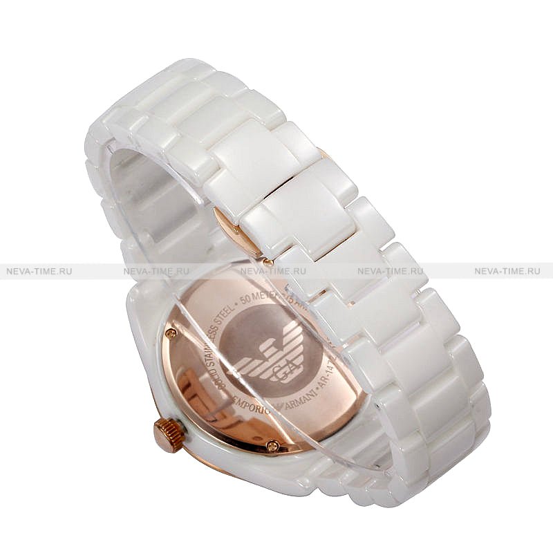 Emporio Armani Ceramica Mother of Pearl Dial White Ceramic Dial Watch For Women - AR1472 Buy Now By Emporio Armani