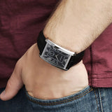 Emporio Armani Classic Analog Black Dial Black Leather Strap Strap Watch For Men - AR1604 Buy Now By Emporio Armani