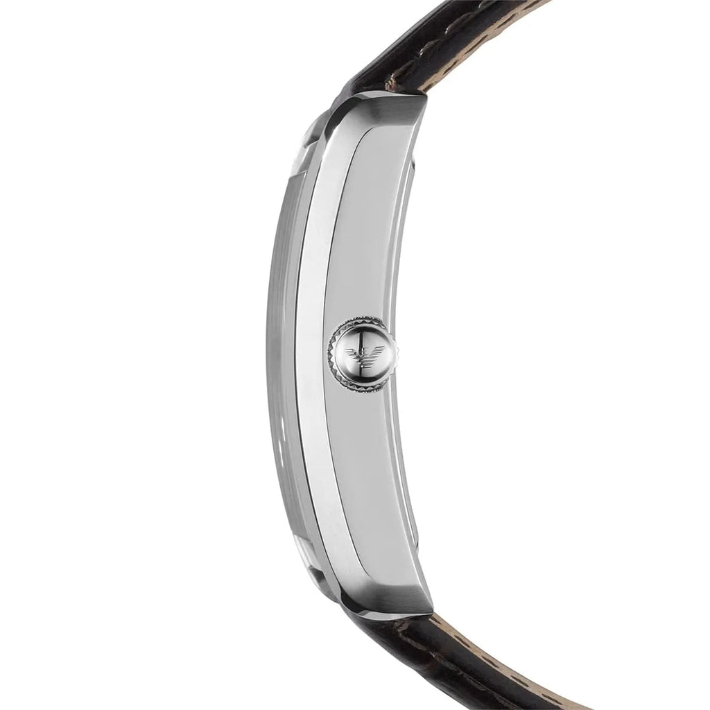 Emporio Armani Classic Brown Dial Brown Leather Strap Watch For Men - AR1605 Buy Now By Emporio Armani