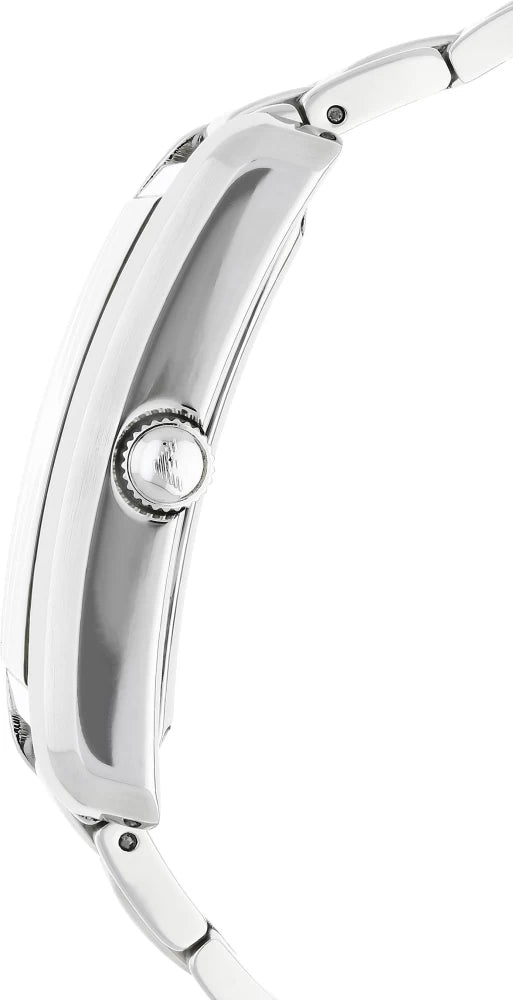 Emporio Armani Classic Analog Black Dial Silver Steel Strap Watch For Men - AR1608 Buy Now By Emporio Armani